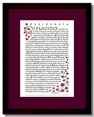 Desiderata