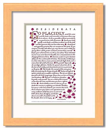 Desiderata