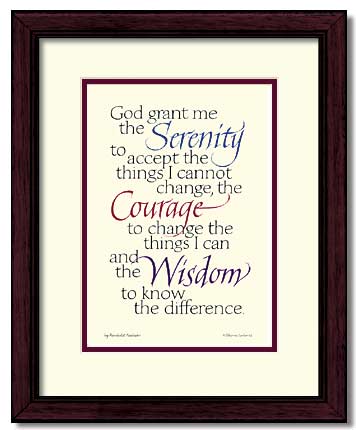 serenity prayer